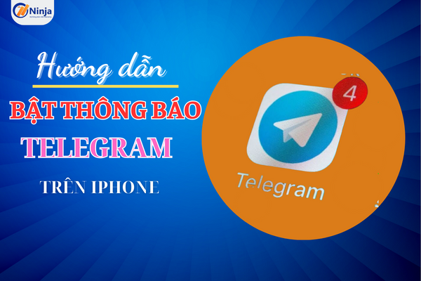 cách bật thông báo telegram trên iphone