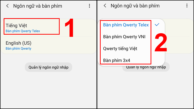 Đổi định dạng bàn phím