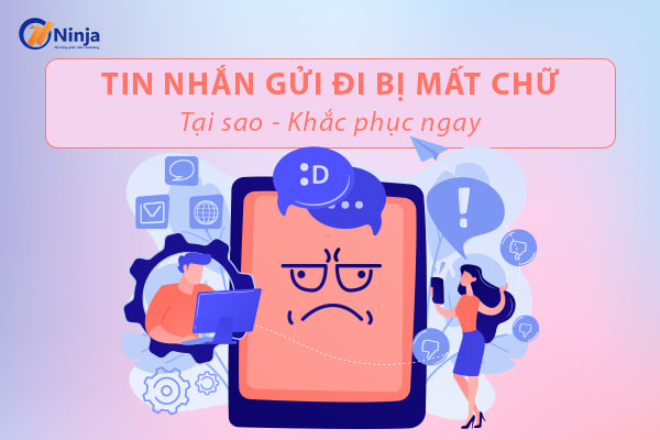 gửi tin nhắn bị mất dấu