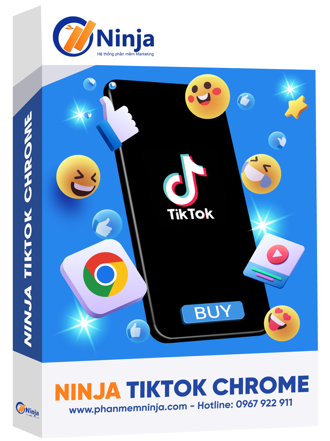 Phần mềm Ninja Tiktok Chrome